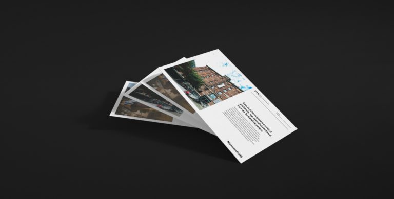 MuseumCafé location cards. Cards showing the specifications and a photo of each MuseumCafé location.